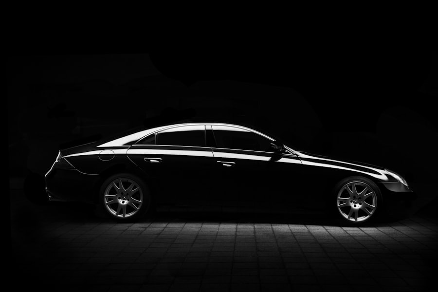 After — Polishing yellowed headlights