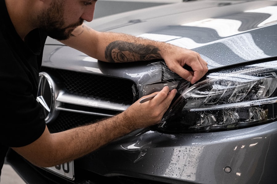 After — Bonnet repair after an impact